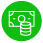 dollar bill and coins icon