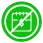 crossed out calendar icon