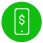 cell phone icon with dollar symbol