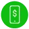 cell phone with dollar sign icon